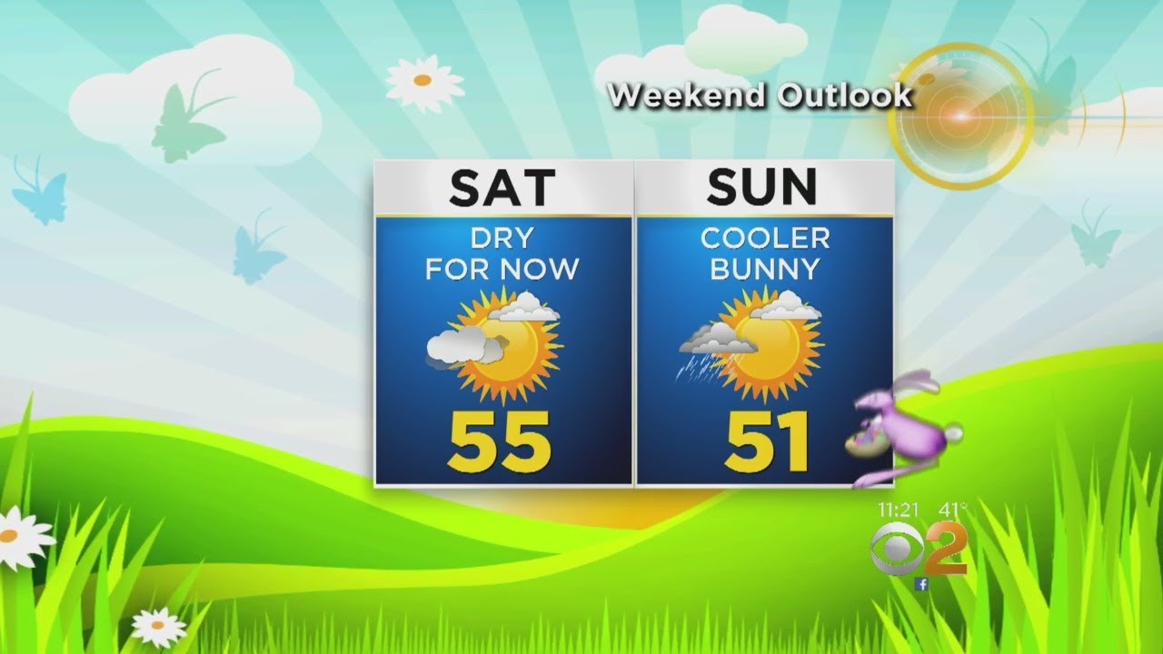 Temps Stick In The 50s For Easter Weekend - YouTube