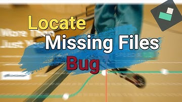 Locate missing Files in Filmora - Issue