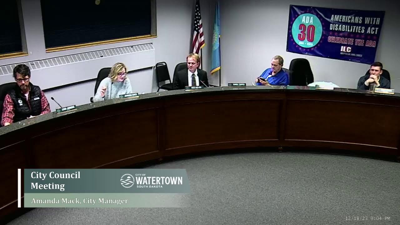 City Council Meeting - 12-18-2023 - YouTube