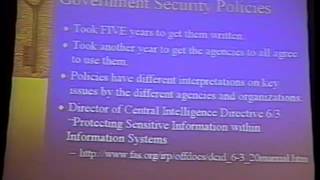 Black Hat Windows 2001 - Why Government Systems Fail at Security