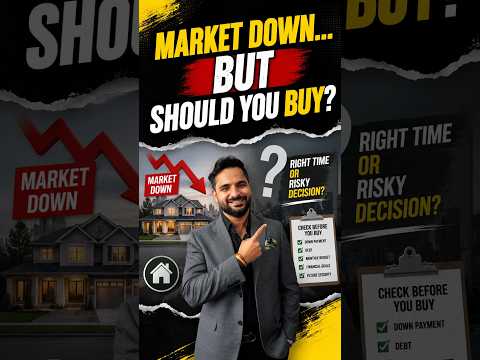 Thumbnail for Market Down? DON'T Buy a House Yet! | Canada Real Estate Advice #shorts #market