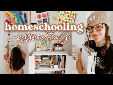 Our Homeschooling Must Haves! | Products + Supplies we LOVE for Preschool + Grade 1