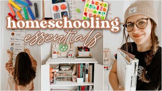 Our Homeschooling Must Haves! | Products   Supplies we LOVE for Preschool   Grade 1