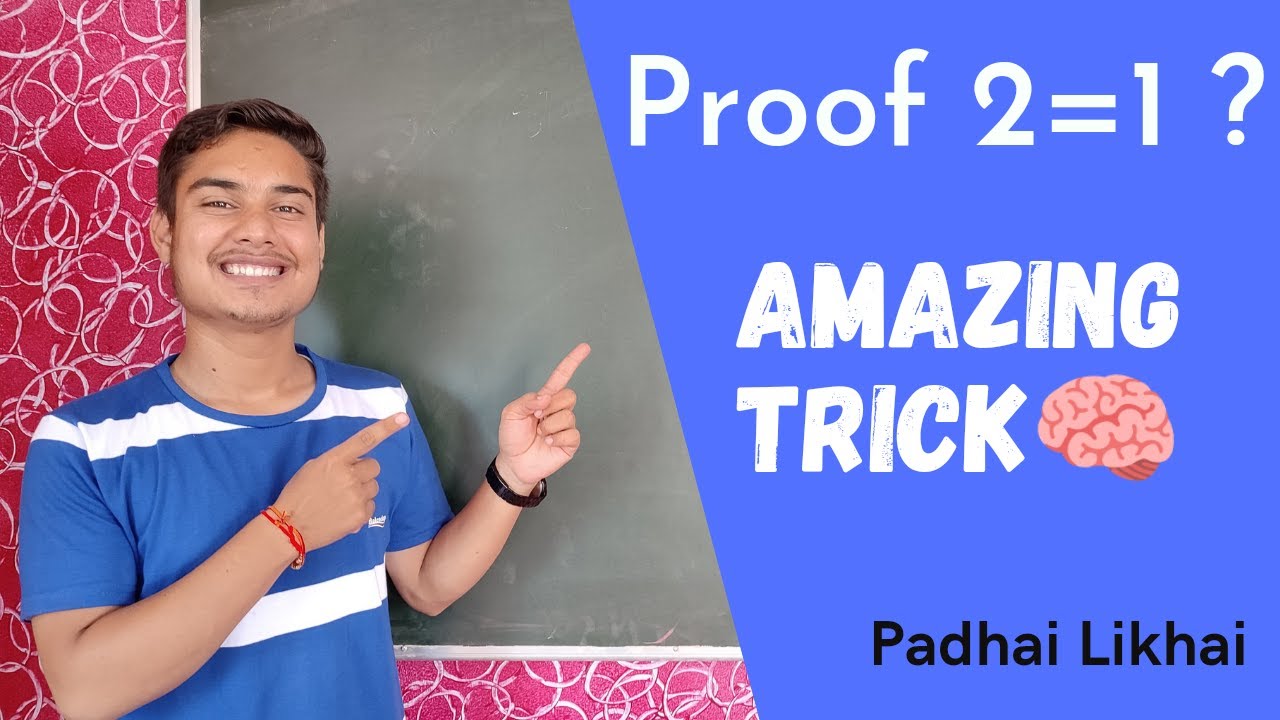 How to Proof 2 = 1? - YouTube
