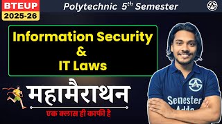 Information Security & IT Laws | One Shot Marathon | Part-1 |  Revision with Important Topics