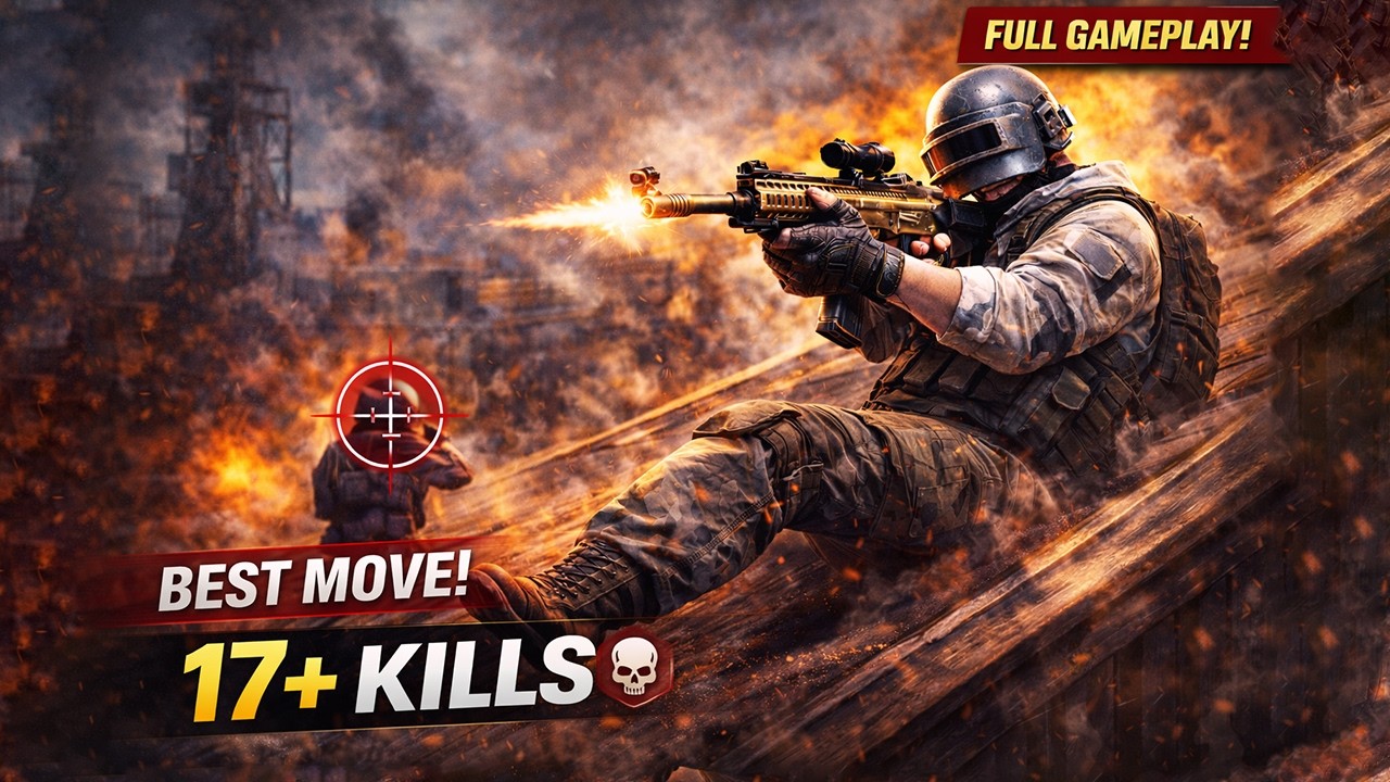 Aggressive Gameplay! 17+ Kills Chicken Dinner | PUBG Mobile