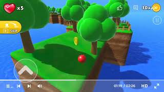 Red Ball 3D World Stream. Red Ball Gameplay Video Android, Ios