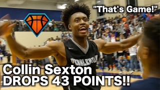 Collin Sexton's MOST CLUTCH High School Performance!! | 43 Points & CRAZY Buzzer Beater in Playoffs