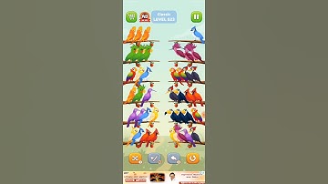 Bird sort puzzle walkthrough #viral #shorts #trending #short #birds