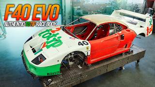 A stock F40 body wasn't cool enough, so we got a real GT1 / LM body! // F40 EVO