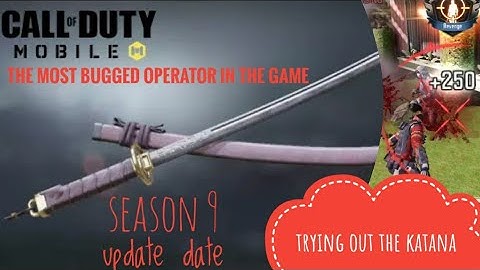 Katana | Trying out the most bugged operator skill | Bugs | Call of Duty: Mobile