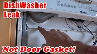 Kenmore Dishwasher Leaking  Easy Repair