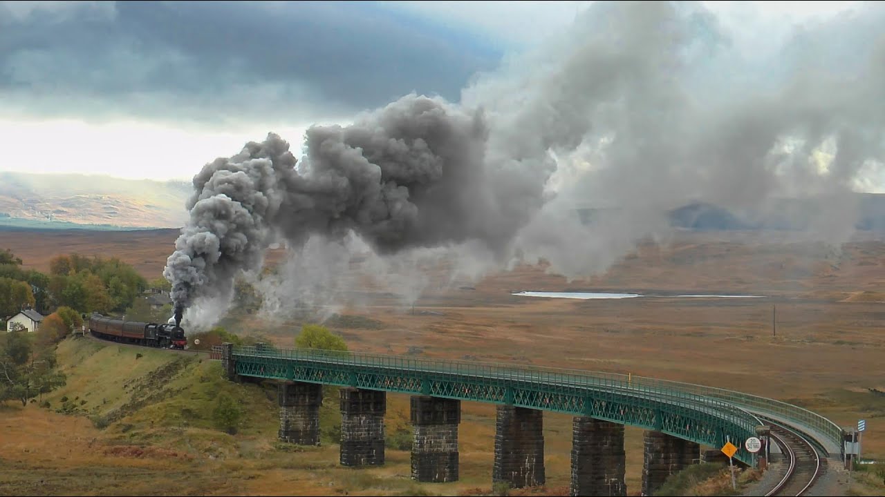 44871 -  Rannoch Viaduct - 19.10.13