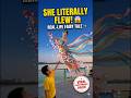 She Literally FLEW! 😱 (Real Life Magic) #usa #shortvideo #usashorts #ytshorts #tiktok