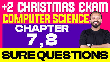 Plus Two Computer Science | Chapter 7,8 Sure Questions | Eduport Plus Two