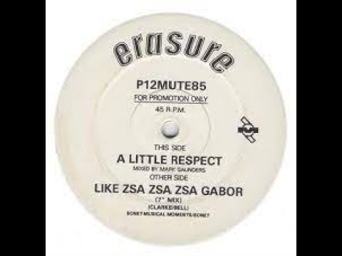 Erasure A Little Respect Lyrics - YouTube