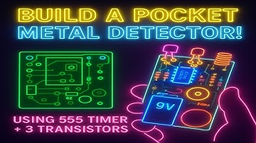 Pocket-Sized Metal Sleuth: Craft a Pinpointing Marvel with 555 Timer + Free PCB!
