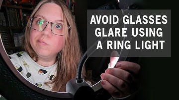 How To Get Rid Of Ring Light Glare From Glasses - Easy Filming Tip
