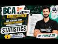 📊 STATISTICS || BCA 2nd Sem || PYQ 2026 || Previous Year Question Paper Solution🔥 DAY-07
