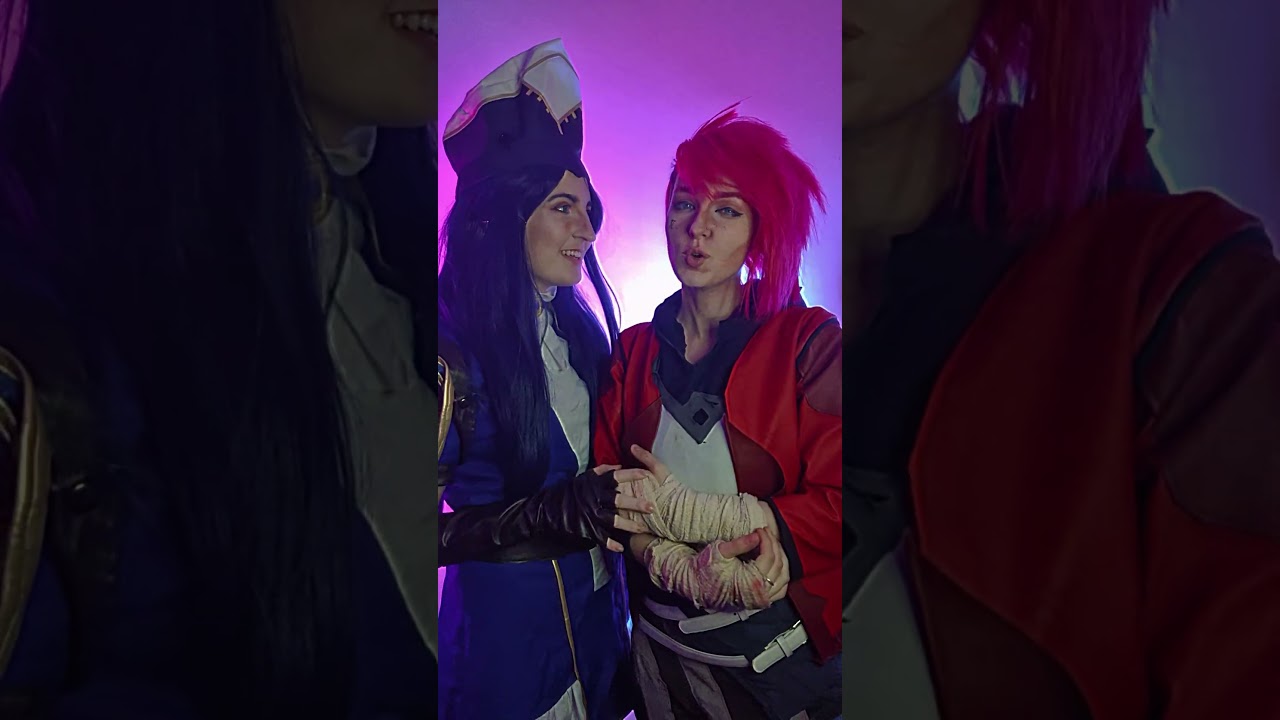Cringey ViCait cosplays to cope with the end of season 2 Arcane cosplays #shorts