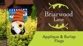 Briarwood Lane Burlap & Applique Flags