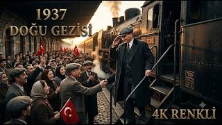Atatürkün Tarihi Doğu Gezisi (1937) İlk Kez 4K Ve Renkli