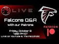 Falcons Q&amp;A with The Falcoholic Live&#39;s Patrons: September
