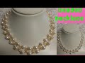 beaded necklace making | beads necklace | pearl necklace