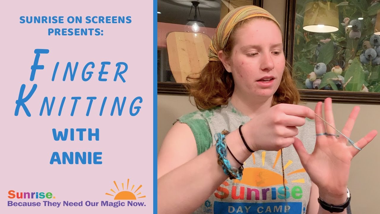 SOS: Finger Knitting with Annie - YouTube