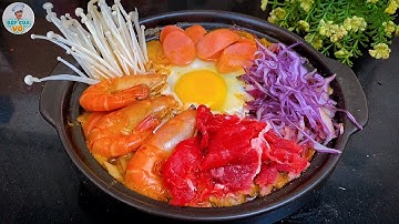 LẨU MÌ KIM CHI | MÌ CAY đơn giản cho mọi nhà | Bếp Của Vợ