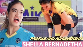 Profile and achievements Indonesian mainstay volleyball,shella bernadetha