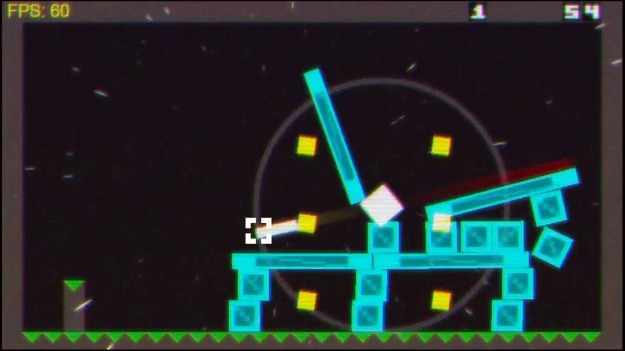 Testing more physics with level rotation and zoom. Some Angry Birds level :P