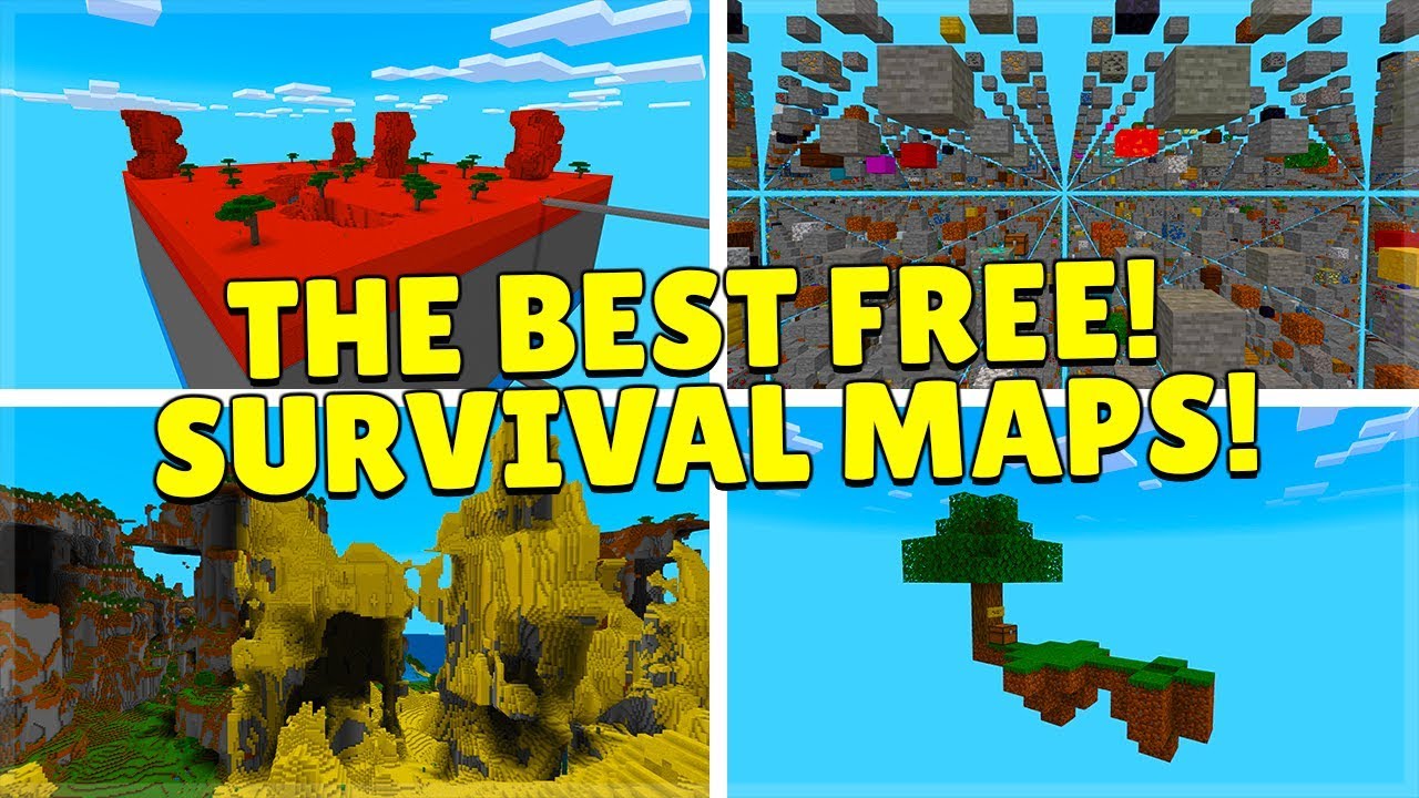 minecraft best bedrock survival maps