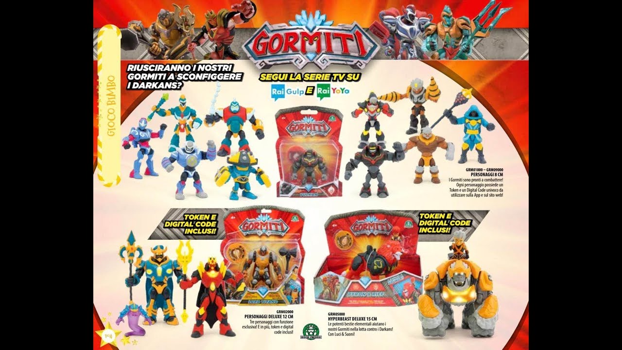 gormiti giocattoli toys