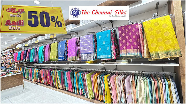 Chennai Silks Aadi Offer 5To50% Offer Sarees Collection | Fancy Sarees Dailywear Sarees