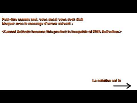 [Tutoriel] Activer Windows - Message d'erreur KMS Activation