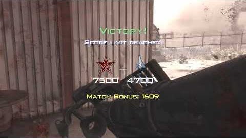 Stinger final Kill MW3