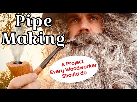 Skill Builder Woodworking Projects || Making a Briar Pipe