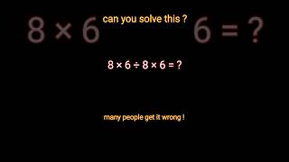 This Simple Math Trick Confuses Everyone #maths Wealth