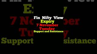 7 November FinNifty Expiry Tuesday View|Fii, Dii Data analysis|Daily Predictionstock stockanalysis