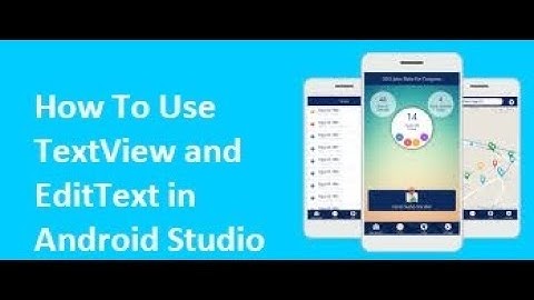 How to Use TextView and EditText Android Studio Beginners