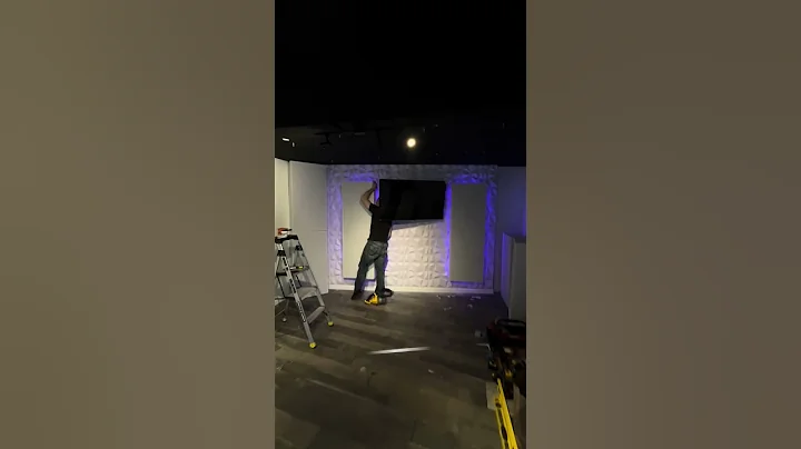 Recording Studio Install with 13 of our 4” & 8” Bass Traps Plus LED Strip Lighting & Permitter LED’s