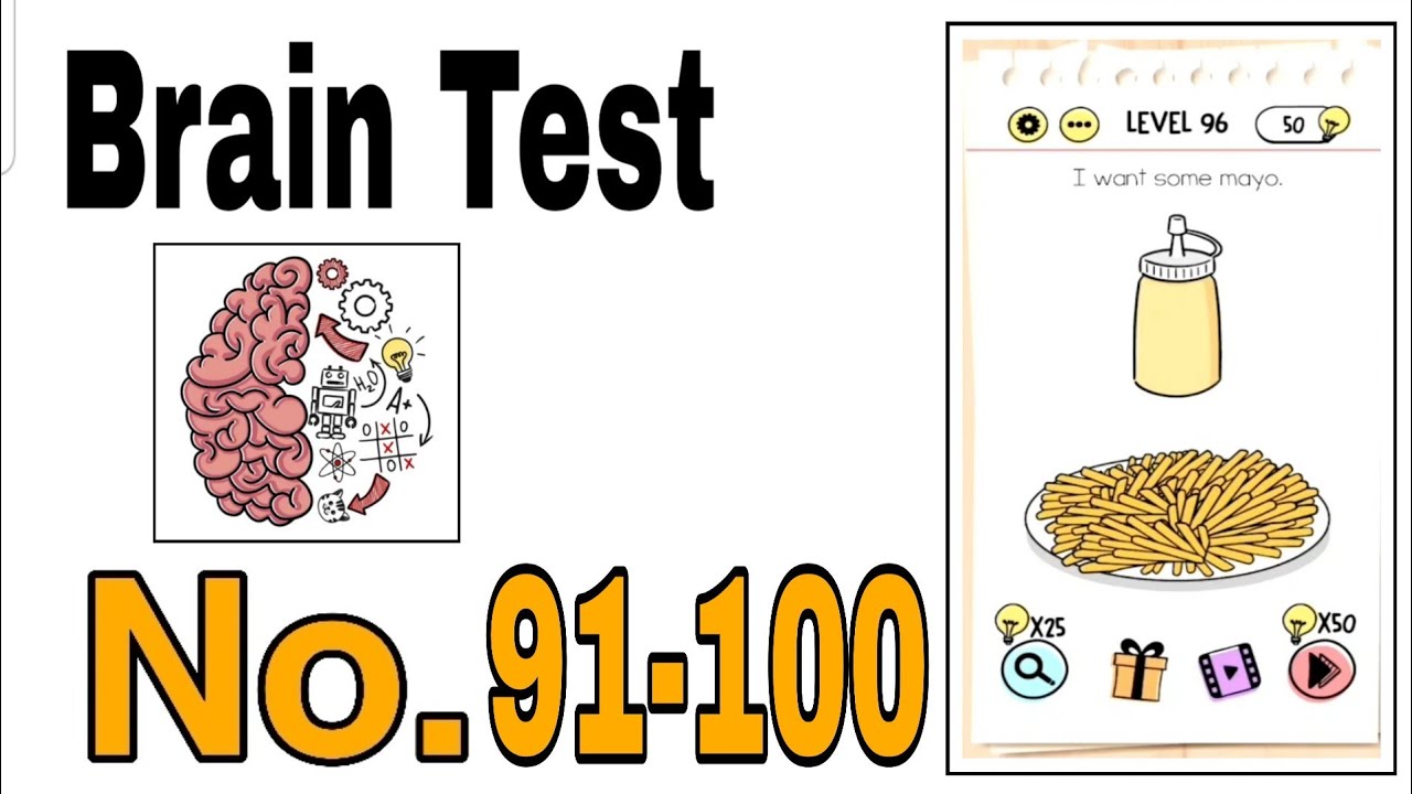 Brain Test Nível 91-100 – App Answers & Cheats