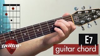 How to play the E7 chord | Beginner guitar lesson
