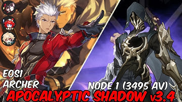 E0S1 Archer // Apocalyptic Shadow v3.4 Node 1 (3495 Score) // Honkai: Star Rail
