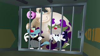 हिंदी Oggy and the Cockroaches 🗝 IN JAIL 🗝 Hindi Cartoons for Kids