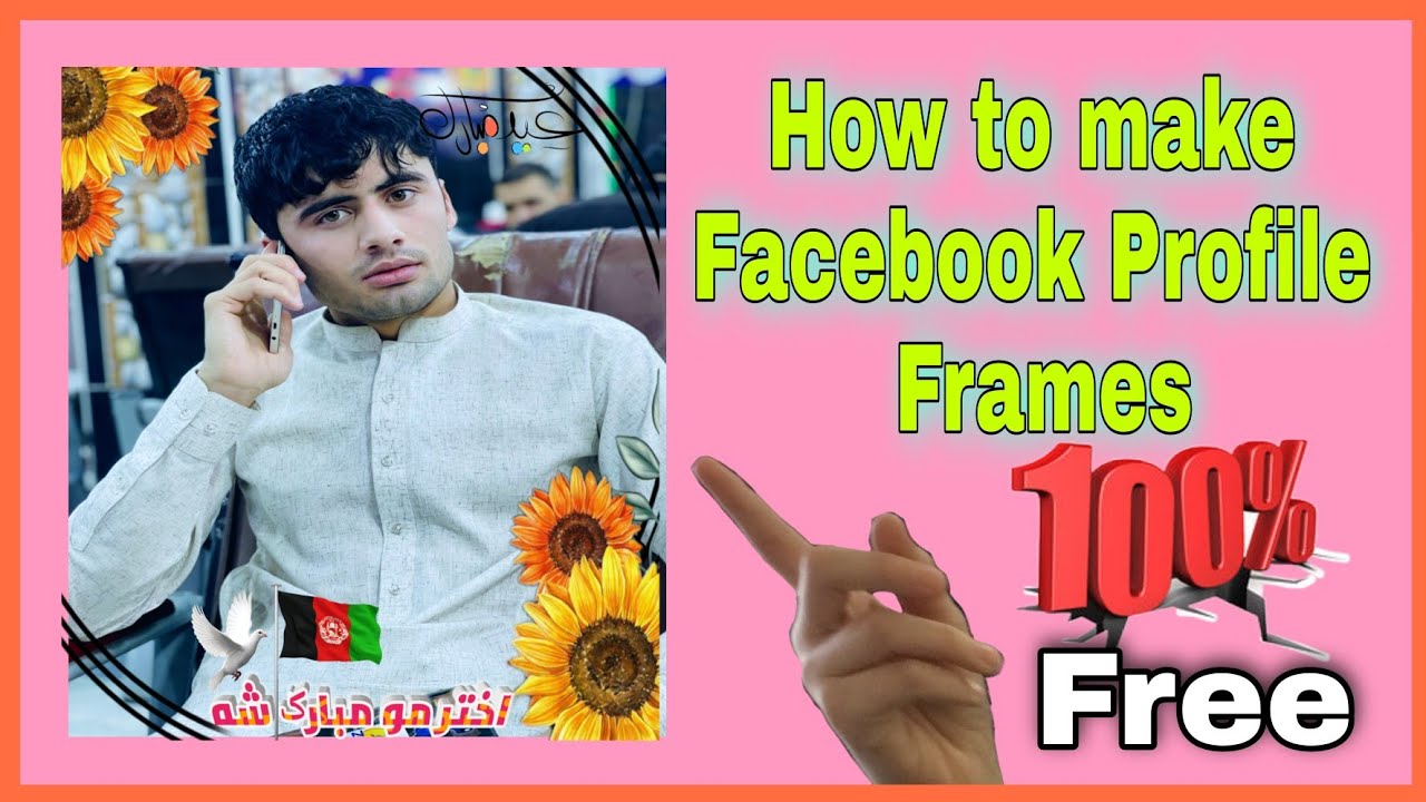 How to make Facebook Profile Frames 2021 - YouTube