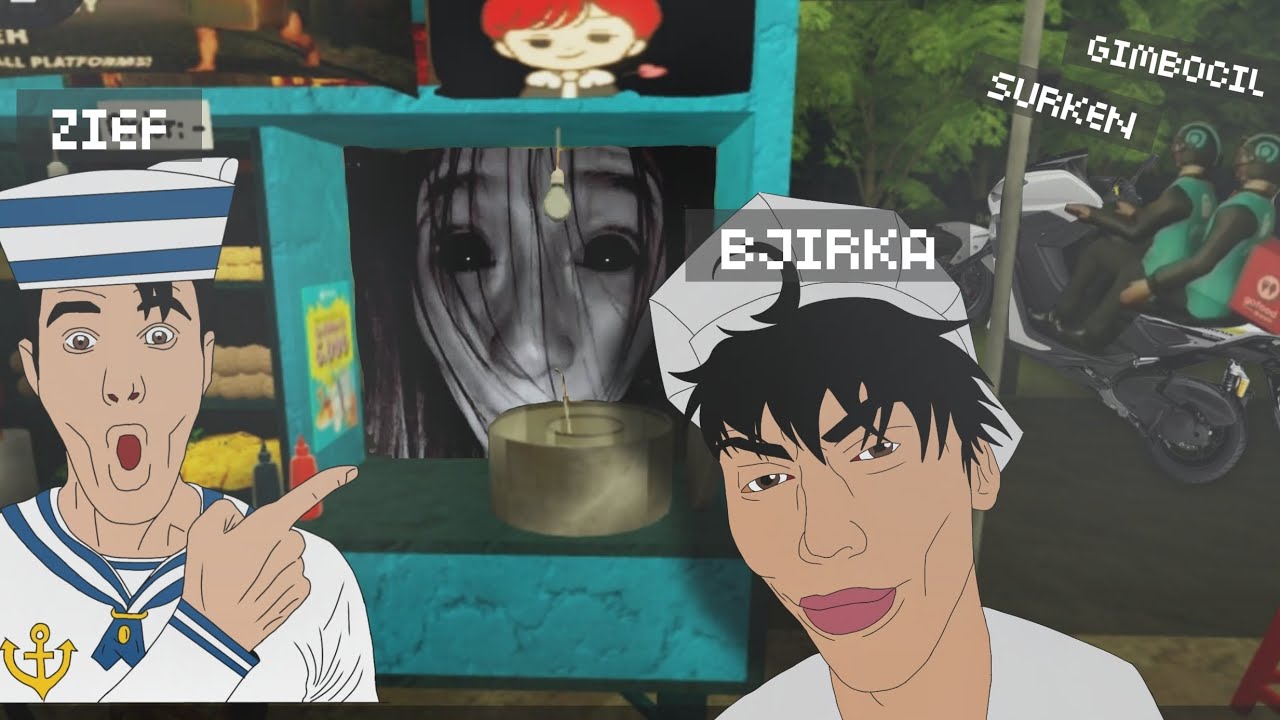 Se mengerikan ini kah bekerja shift malam di kota Malang😨😨 | Roblox Bakso Malang |