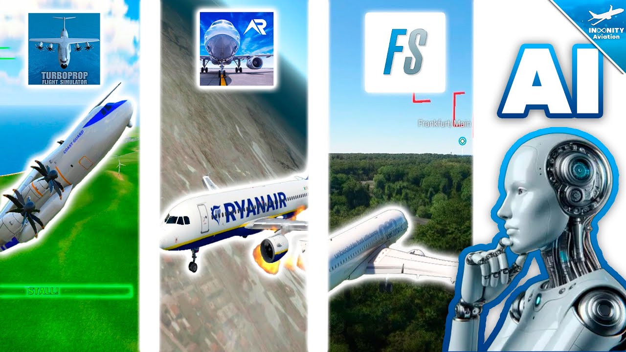 Сможет ли ИИ СПАСТИ ПАДАЮЩИЙ САМОЛЁТ? - TFS, RFS, Microsoft FS