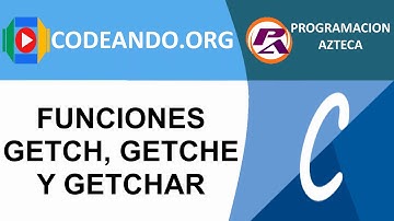 Curso de C - Funciones getch, getche y getchar